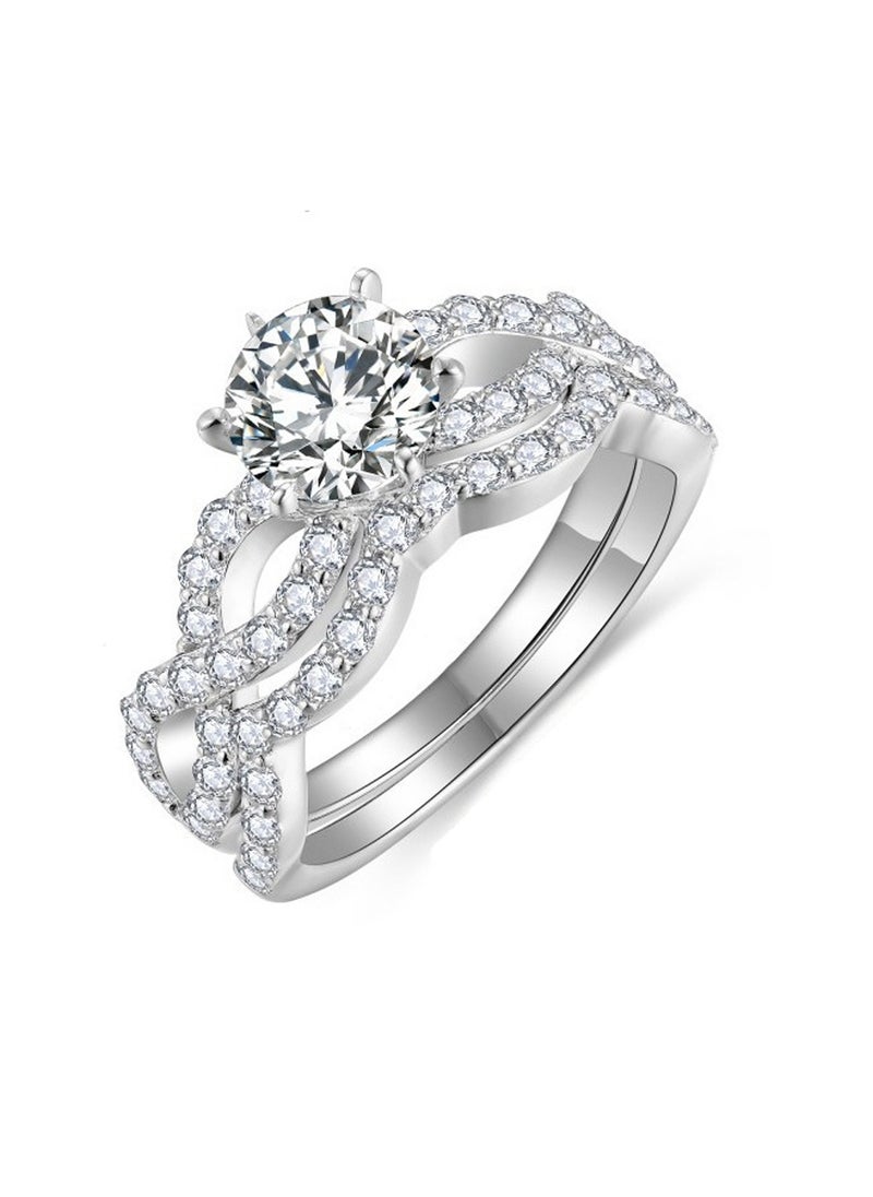 QUAINT 1-Carat Moissanite Stacking Ring  - Image 2