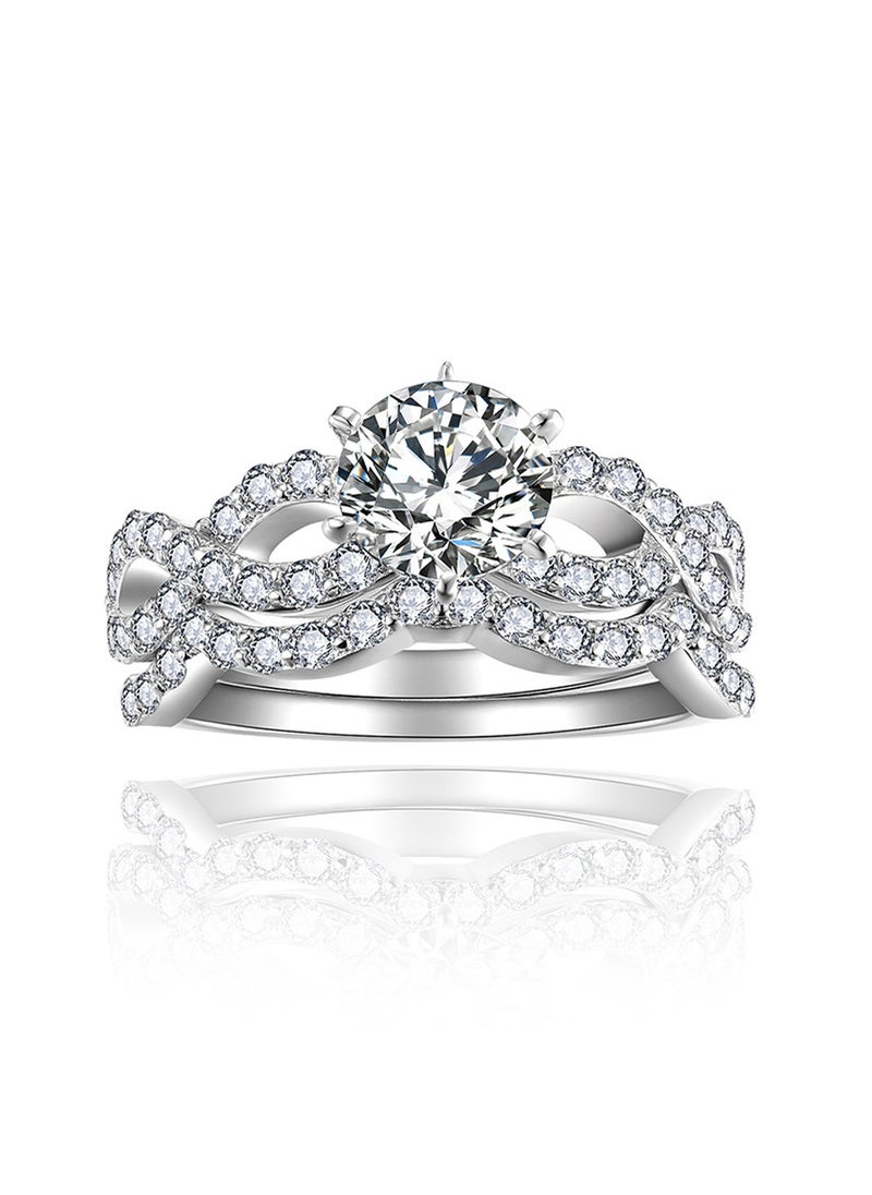 QUAINT 1-Carat Moissanite Stacking Ring  - Image 1