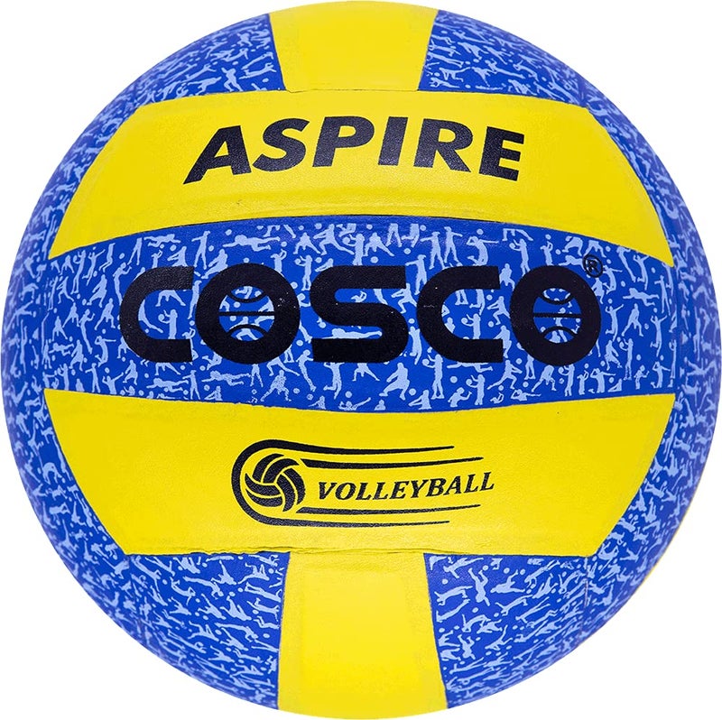 Cosco Aspire Volleyball (Pu Leather Pasted 18 Panel, Multicolor) - Image 4