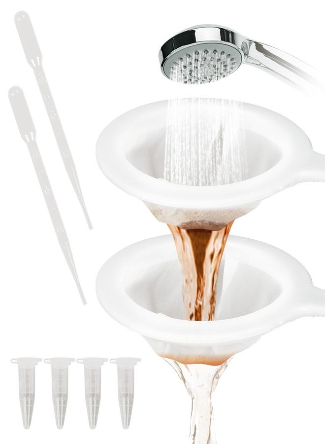 باوفلي شبكة جمع الروبيان الملحي من باوفلاي (عبوتان) - منخل 80 و200 ميكرومتر للمفرخات، أرتيميا ناعمة مع ماصتين و5 أنابيب تخزين، شبكة تجميع كثيفة بمقبض - Image 1