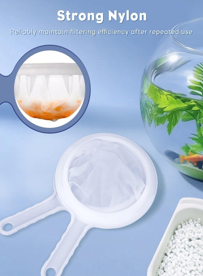 باوفلي شبكة جمع الروبيان الملحي من باوفلاي (عبوتان) - منخل 80 و200 ميكرومتر للمفرخات، أرتيميا ناعمة مع ماصتين و5 أنابيب تخزين، شبكة تجميع كثيفة بمقبض - Image 5