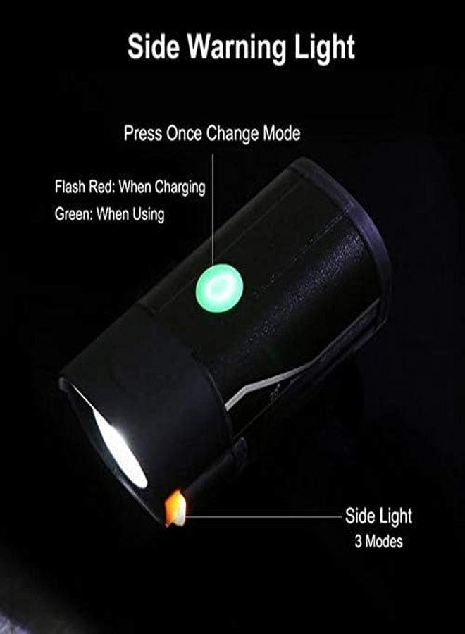 FCCRACING LED Bike Front Light - Super Bright 350 Lumens, USB Rechargeable Bicycle Headlight, 5 Modes, Aluminum Alloy & ABS, Mini 018 for MTB - Image 4