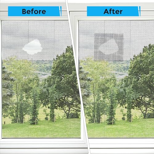 UB Unity Brand Mosquito net patch repair Tape, Window Screen Repair Tap, Strong Adhesive & Waterproof Window Mosquito net Covering Mesh Tape for Door Tears Holes Screen Patch Repair (200Cm X 5CM) (200Cm X 5CM) - Image 5