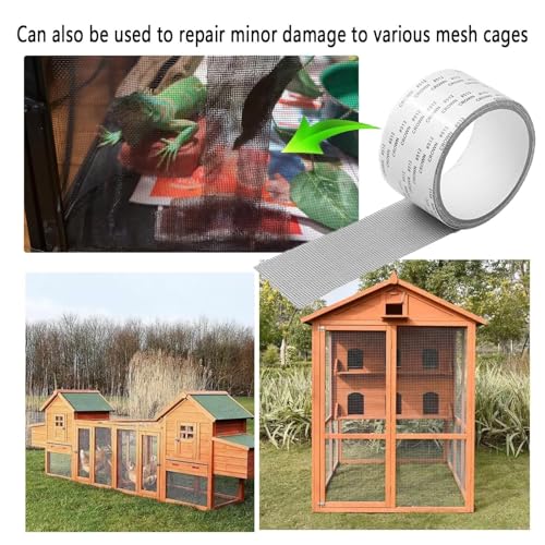UB Unity Brand Mosquito net patch repair Tape, Window Screen Repair Tap, Strong Adhesive & Waterproof Window Mosquito net Covering Mesh Tape for Door Tears Holes Screen Patch Repair (200Cm X 5CM) (200Cm X 5CM) - Image 4