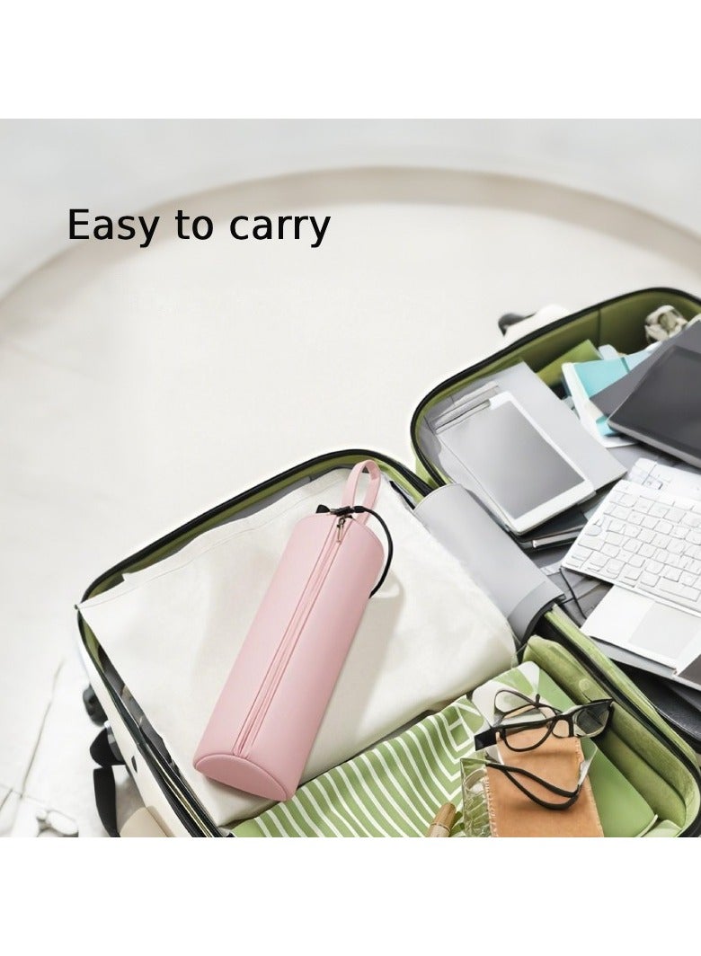 AceLuste Curling Iron Storage Bag, Travel Curling Iron Organizer, Heat Resistant Curling Iron Bag, Aluminum-Lined, Potable and Waterproof with Detachable Handle Cable Pocket for Curling Iron, Straighteners 29x9x7cm - Image 5