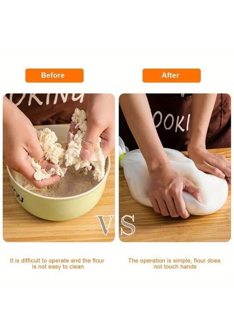 Bukela 1pc Versatile Silicone Dough Kneading Bag for Bread, Pastry, and Pizza - Flour Mixer Bag for Easy Mixing - Kitchen Tool and Accessory for Effortless Baking  - Image 5