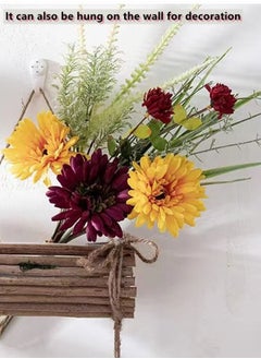 Kutis 1-Bouquet Artificial Gerbera Daisy Flower Bouquet/Gerbera Daisy Flower Decoration Bouquet/Barberton Daisy Bouquet Multicolor 18 x 47 Centimeter  - Image 4