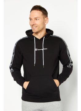 Champion Men Sportswear Fit Long Sleeves Outdoor Hoodie, Black  - Image 1