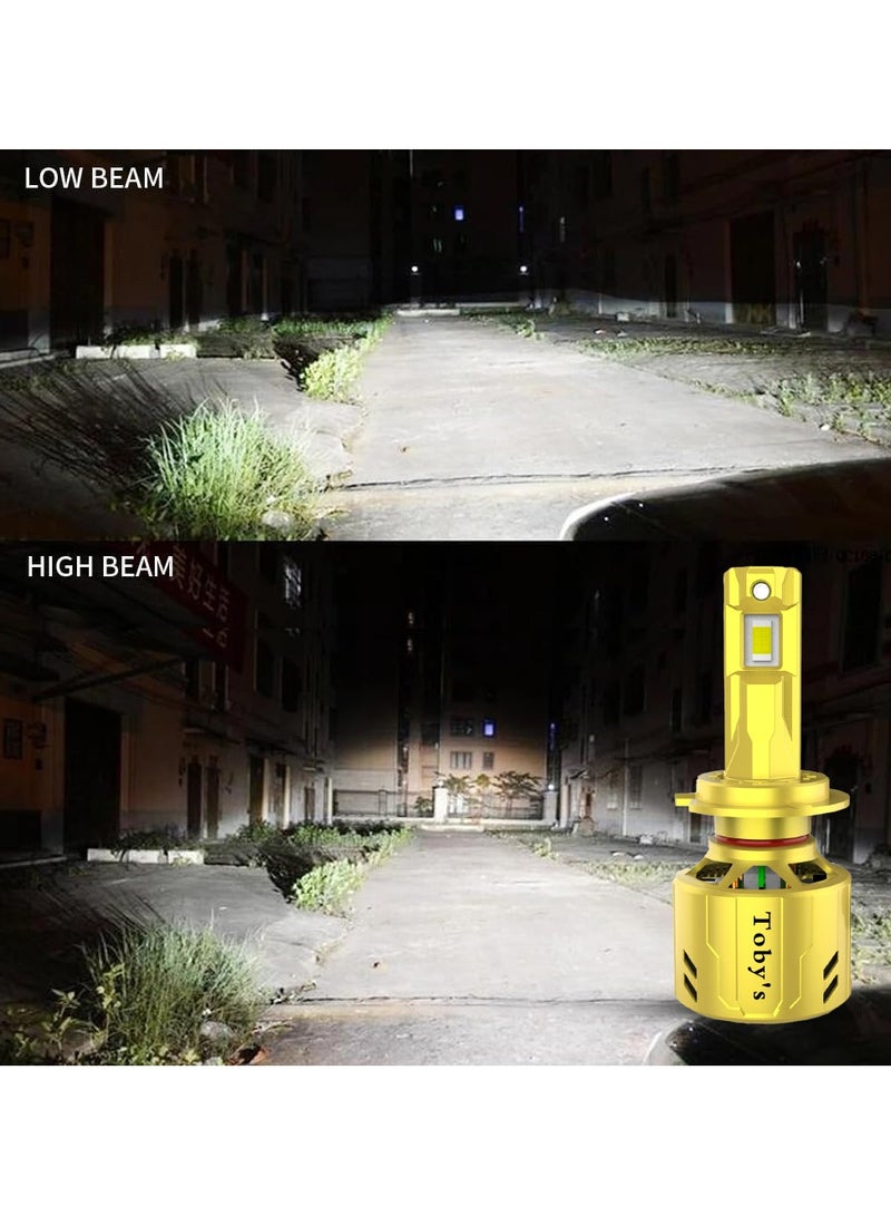 Toby's Toby's LX100-H7 has 200W/Pair Power Original Tested LED Headlight Assembly 20000 Lumens Pair Bright Color With Temperature (6500K)  - Image 4