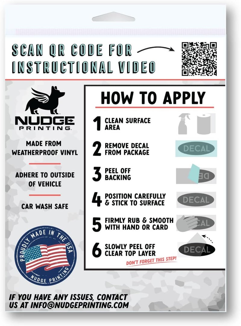 Nudge Printing Great Lakes Sticker Michigan Car Decal Premium Heavy-Duty Waterproof Vinyl for Bumpers, Windows, Laptops, Water Bottles or Coolers (Light Blue, 4.75" Wide) - Image 4