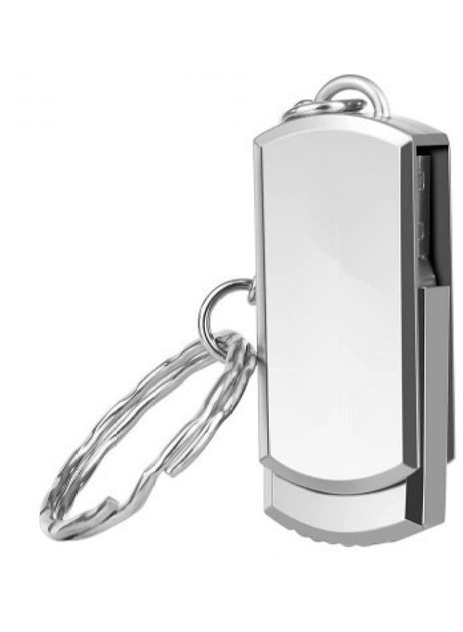 Usb3.0 8gb Fatty 16gb 32gb Key Ring Tiger 128gb 512gb Upgrade Expansion Usb Flash Drive 1tb 2tb-Color:Little Fat Silver Blue Mouth-Capacity:32G-256GB  - Image 1