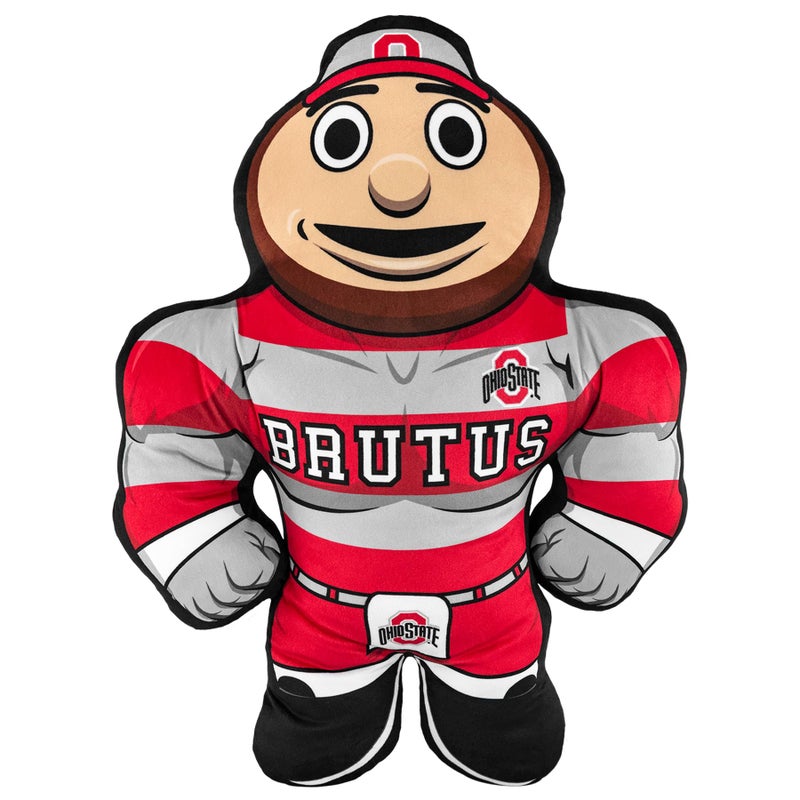 Bleacher Creatures Ohio State Brutus The Buckeye 24 Mascot Bleacher Buddy Plush Toy - Image 3