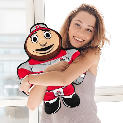 Bleacher Creatures Ohio State Brutus The Buckeye 24 Mascot Bleacher Buddy Plush Toy - Image 5