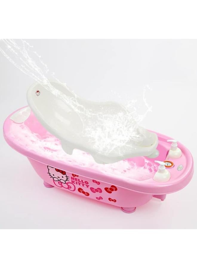 Hello Kitty Baby Bathtub Thickened Temperature-sensitive Adjustable Length Plastic Bucket 0-3 years Old Baby Bathtub - Image 1
