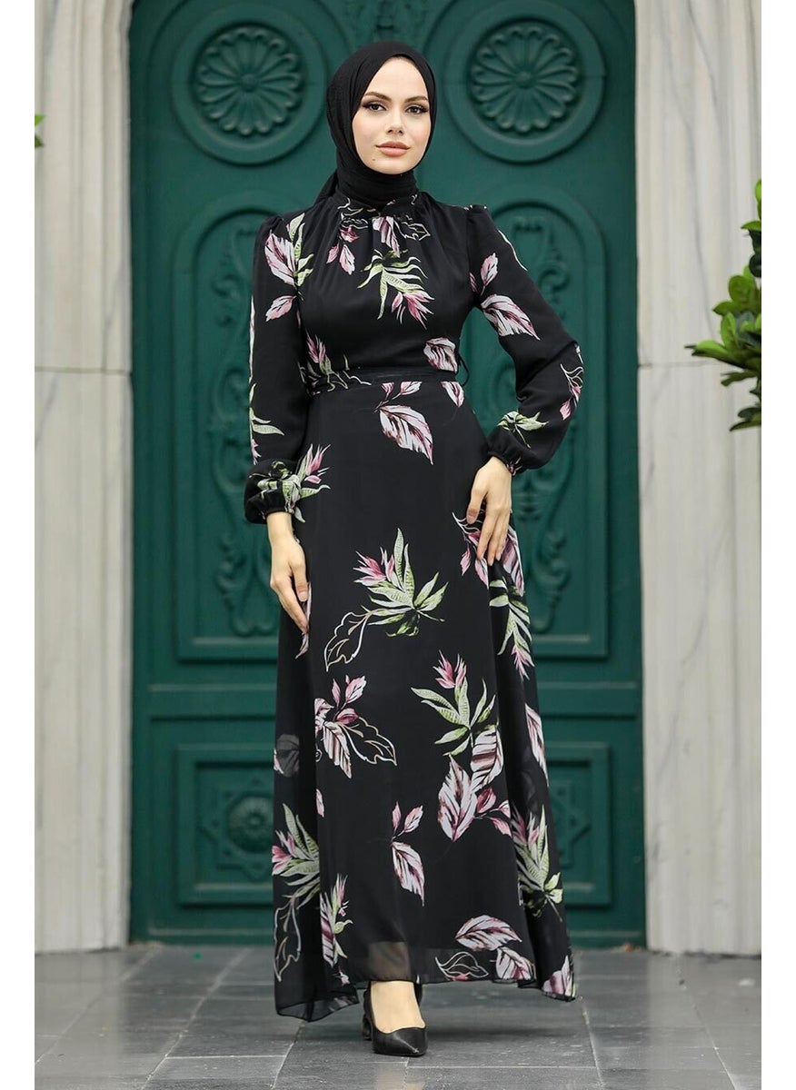 - Floral Patterned Black Hijab Dress 27949S - pzsku/Z5E2CEA4FC55FA4959BD1Z/45/_/1726655488/21767453-18ec-414a-8018-7fd0aee0f258