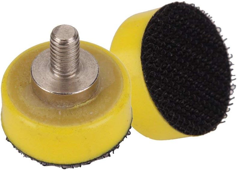 Ouya 10PCS M6 Thread 1" Velcro Backing Pad Hook and Loop Plate for Air Sander and Dual Action Car Polisher Pack - Image 2