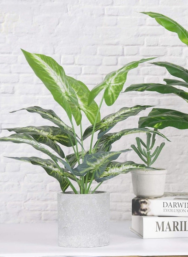 JC nateva 16" Small Fake Plants Artificial Potted Faux Plants for Office Desk Shelf Bathroom Home Decor - Image 5