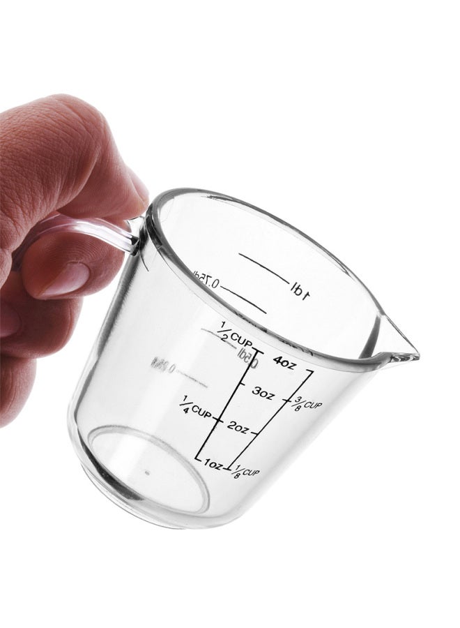 Creative Transparent Plastic Measuring Cup With Scale Beaker Baking Measuring Glass Thick Measuring Spoon Practical Kitchen Tools-Color:300ML-Capacity:Default Items - Image 5