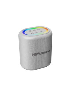 HiFuture Vocalist 100 Premium Wireless Bluetooth Speaker with Microphone, Silver Color  - Image 2