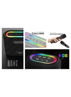 HiFuture Vocalist 100 Premium Wireless Bluetooth Speaker with Microphone, Silver Color  - Image 4