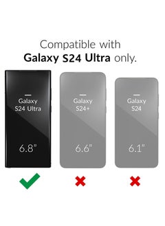 BORTONY Galaxy S24 Ultra Magsafe Case Support Wireless Charging Clear Magnetic Case Camera Lens Protection Anti Scratch Shockproof Case Compatible with Samsung Galaxy S24 Ultra Case Cover 6.8 inch  - Image 2