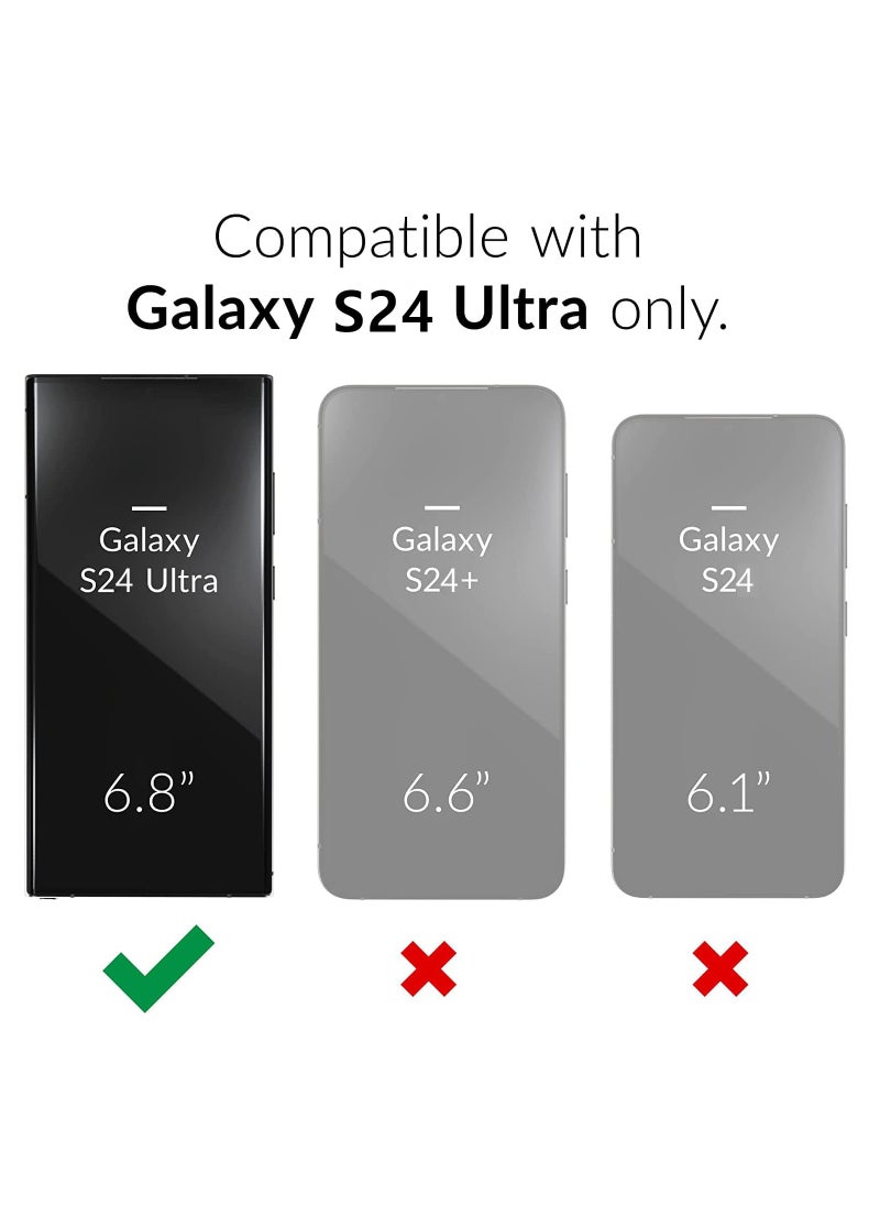 BORTONY Galaxy S24 Ultra Magsafe Case Support Wireless Charging Clear Magnetic Case Camera Lens Protection Anti Scratch Shockproof Case Compatible with Samsung Galaxy S24 Ultra Case Cover 6.8 inch  - Image 2