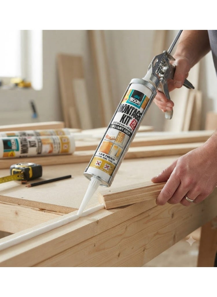Bison Montage Kit Super Strength Construction Glue (350g) - Image 2
