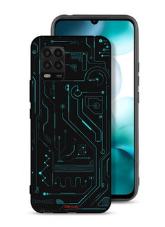 Xiaomi Mi 10 Lite 5G Protective Case Cover Digital Art Circuits Minimalism Multiple Display
