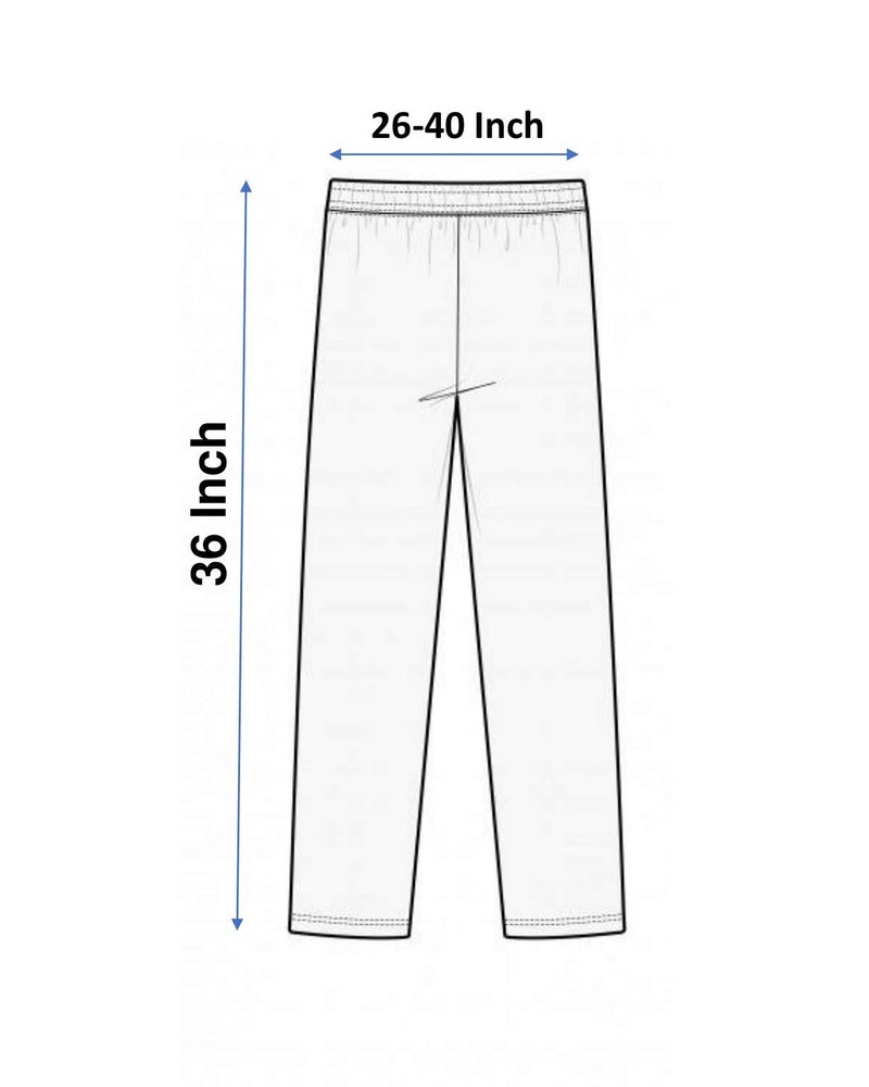 Ukal Women Girls Woolen/Fleece Stretchable Pyjama Regular Fit Nightwear Warm Winter Wear (Waist Size: 26-40 Inches, Length: 36 Inches) (Blue) - Image 2