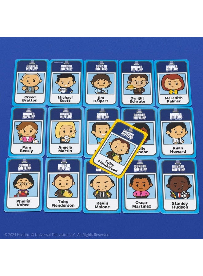USAopoly GUESS WHO? Card Game: The Office, Featuring 20 Characters, Michael Scott, Jim Halpert, Pam Beesly and More, Family Friendly Deduction, 2 Players, Officially Licensed Merchandise & Collectible - Image 3