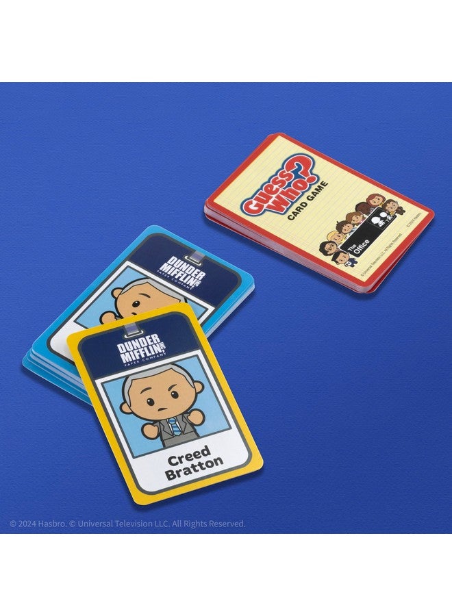 USAopoly GUESS WHO? Card Game: The Office, Featuring 20 Characters, Michael Scott, Jim Halpert, Pam Beesly and More, Family Friendly Deduction, 2 Players, Officially Licensed Merchandise & Collectible - Image 4
