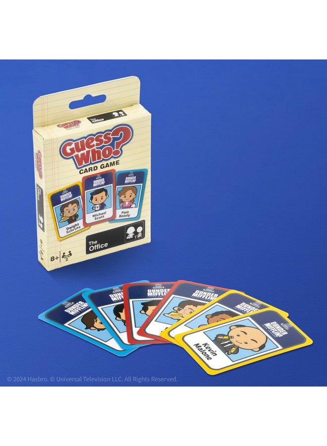 USAopoly GUESS WHO? Card Game: The Office, Featuring 20 Characters, Michael Scott, Jim Halpert, Pam Beesly and More, Family Friendly Deduction, 2 Players, Officially Licensed Merchandise & Collectible - Image 5