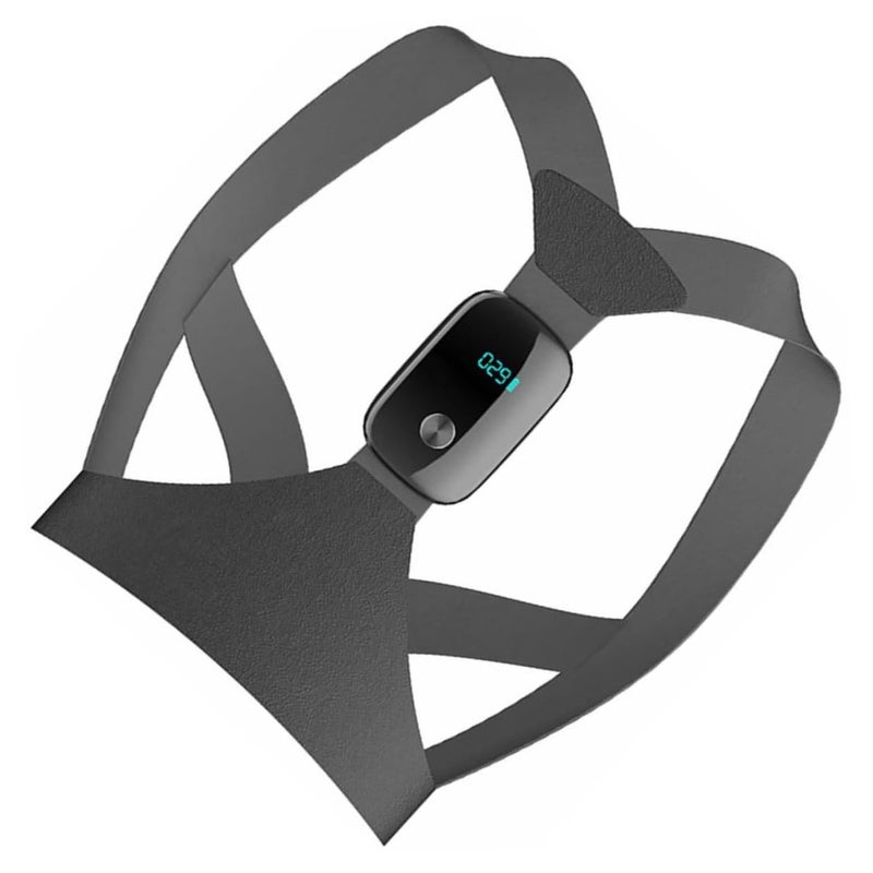 Electronic Posture Corrector Back Support Brace for Adults Spine Alignment Black - Image 2
