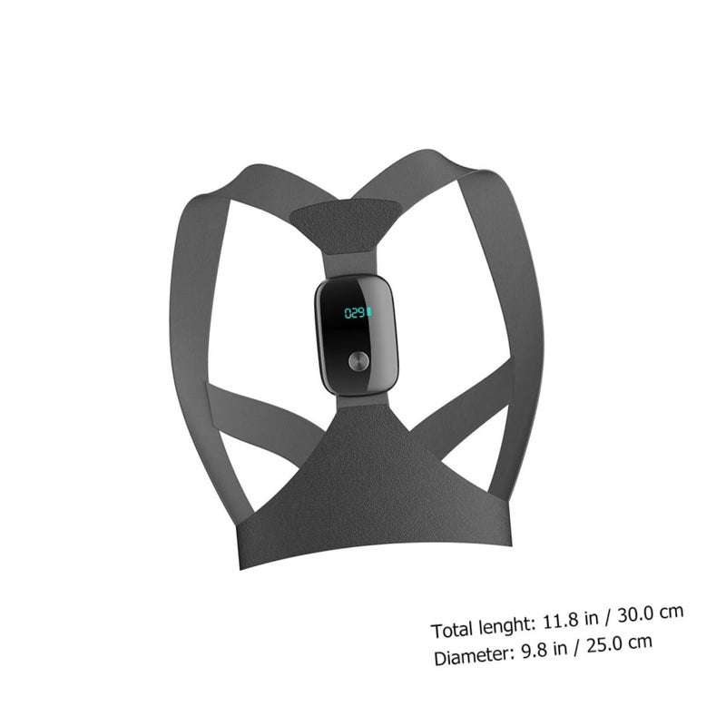 Electronic Posture Corrector Back Support Brace for Adults Spine Alignment Black - Image 3