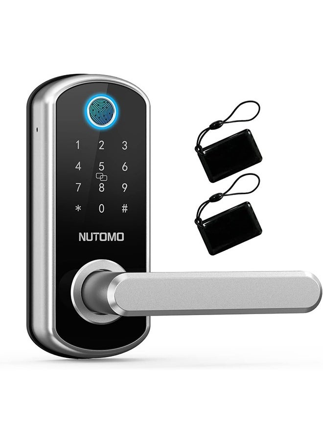 Nutomo Smart Keyless Door Lock with Fingerprint and Keypad  - Image 1