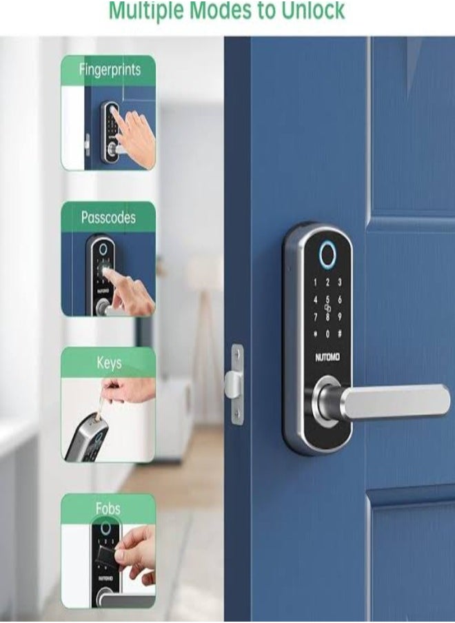 Nutomo Smart Keyless Door Lock with Fingerprint and Keypad  - Image 2