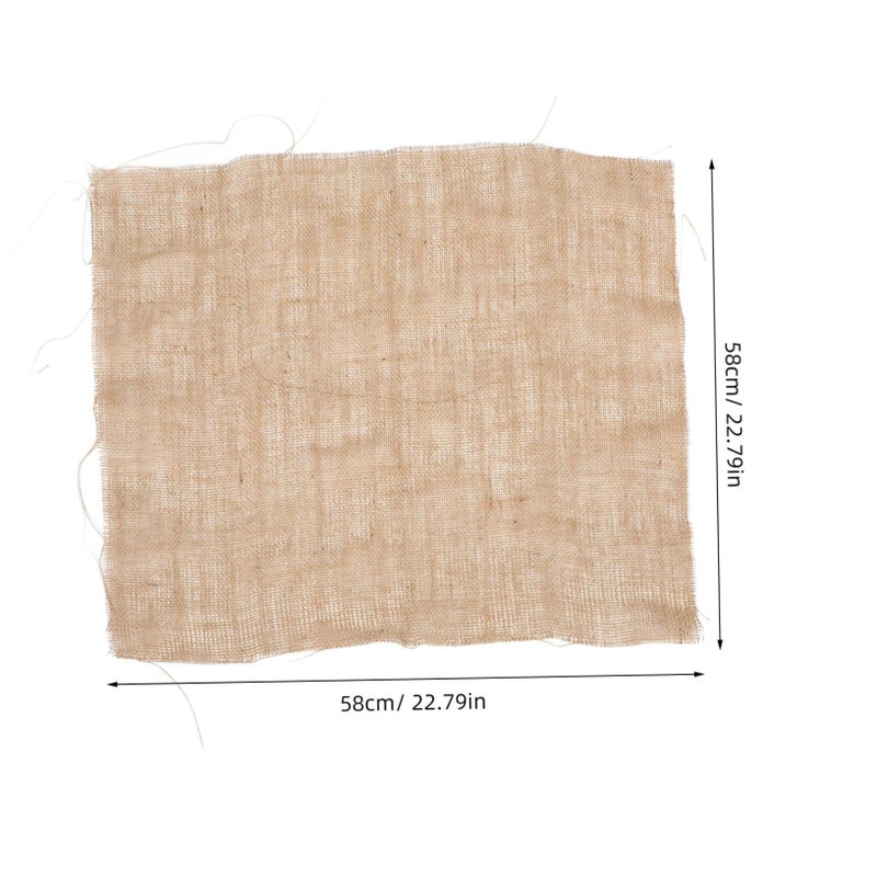 Soft Jute Weaving Newborn Swaddle Blanket for Photography Crib Wraps and Mat Use - Image 3