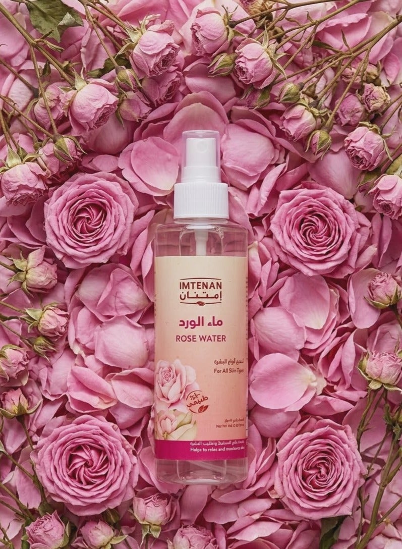 Imtenan Natural Care Bundle Rose Water (190ml) + Rice Water (190ml) - Image 4