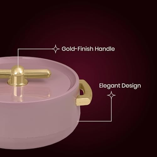 SELVEL Elegance Casserole | Advanced PU Insulation | Elegant Design Hot Pot | Hot Case Keeps Food Hot & Fresh for Hours | Serve Chapati, roti, Biryani and More (Royal Purple, Set Of 2 (1200 Ml & 700 Ml)) - Image 4