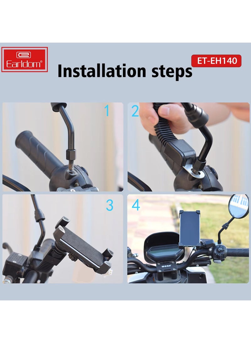 Earldom ET EH140 Universal Smartphone Holder For Bikes and other Handlebars - Image 5