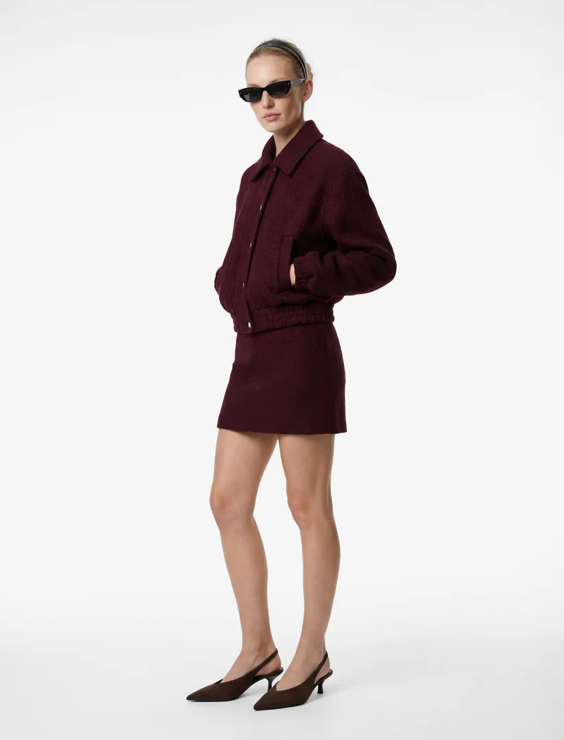 كوتون Mini Tweed Skirt
