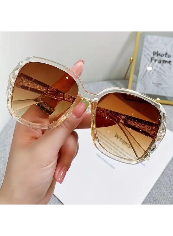 SCENT HOUSE Women's UV protection high-end ,sunglasses driving glasses (Includes eyeglass case) - Image 1