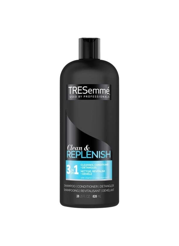 Tresemme TRESemme 3 in 1 Clean  Replenish Shampoo Conditioner  Detangle 828 ml 28 oz Packaging May Vary  - Image 1