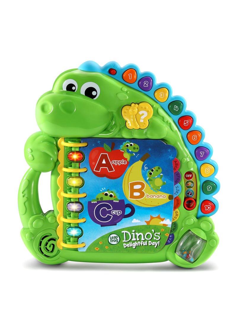 Leap Frog LeapFrog Dino's Delightful Day Alphabet Book, Green  - Image 1