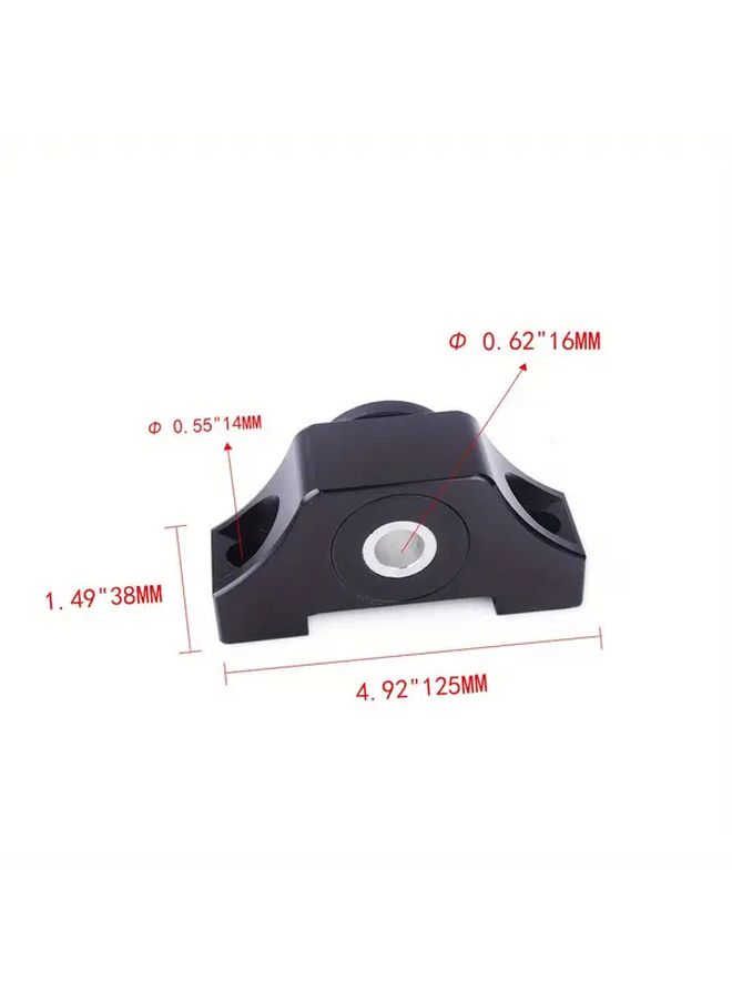 طقم حامل عزم المحرك المصنوع من الألومنيوم الفضي لهوندا سيفيك 92-01 EG EK D15 D16 B16 B20 - Image 2
