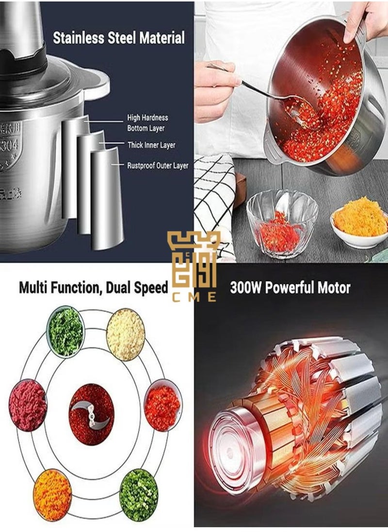 CME Electric Meat and Vegetables Grinder 2L 250W  - Image 3