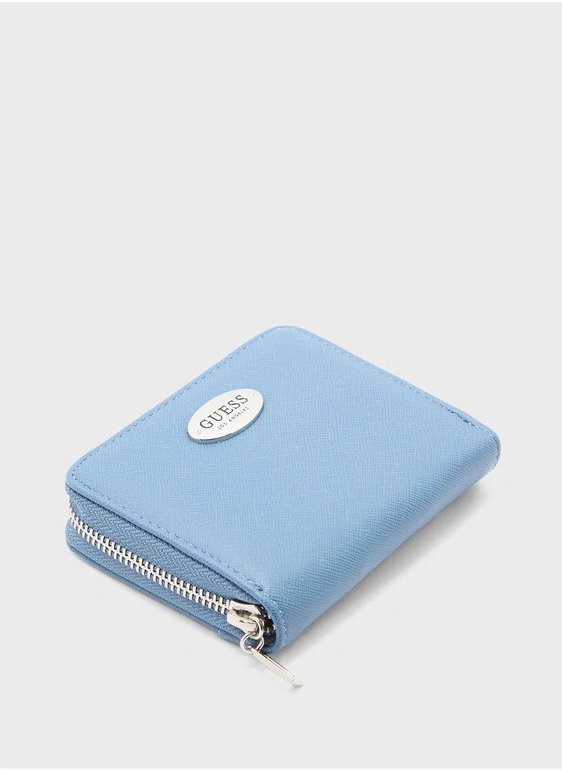 GUESS Eastover Small Zip Around Wallet
