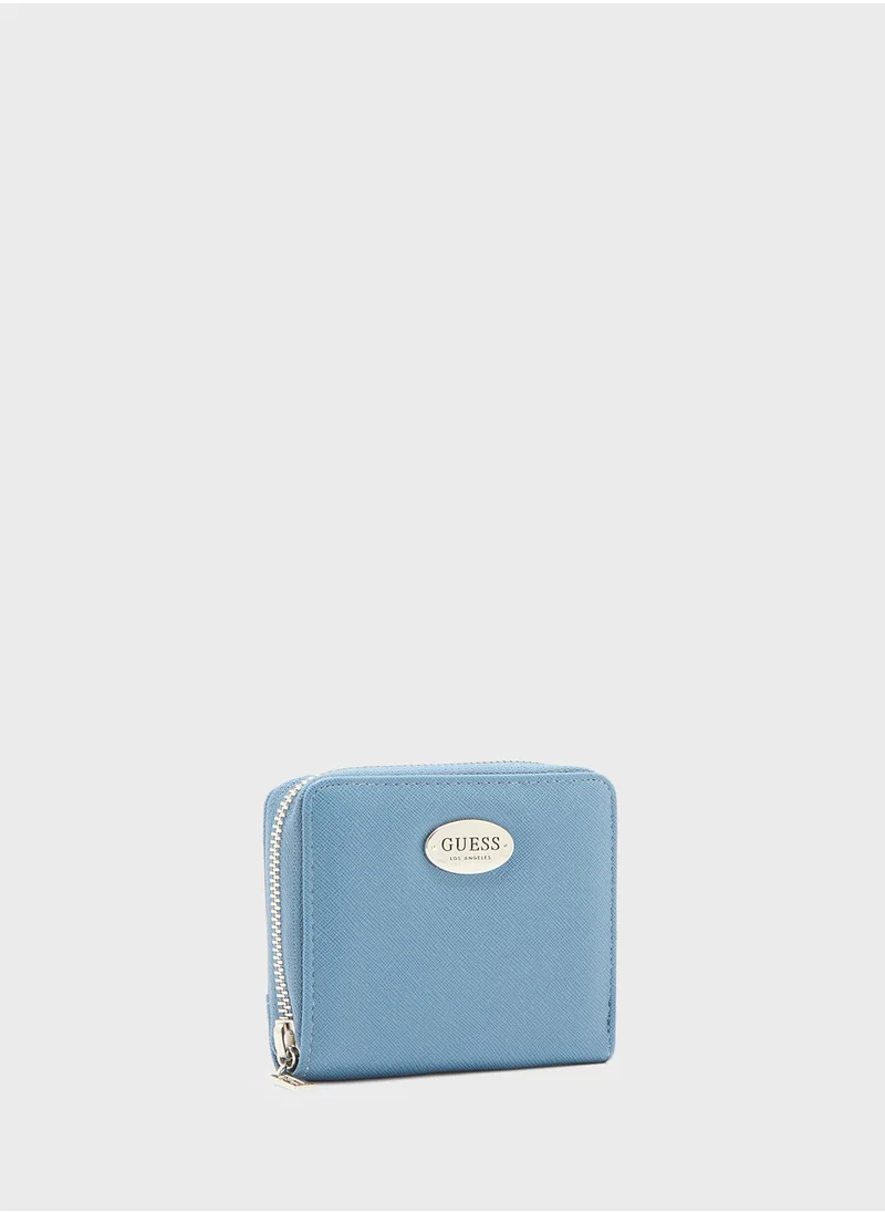 GUESS Eastover Small Zip Around Wallet