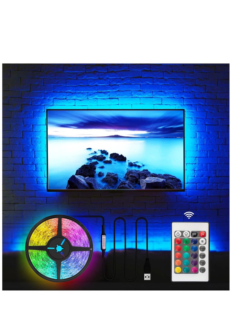 Arabest ضوء ديكور للتلفزيون LED الخلفية 8.2 قدم ضوء LED للتلفزيون 32-60 بوصة إضاءة خلفية للشاشة HD TV جدار جبل مساحة العمل لعبة ديكور غرفة LED مجموعة الإضاءة المزاجية المستقطبة  - Image 1
