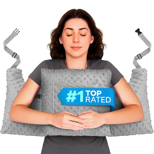 Zomaple Post Mastectomy Pillow, Grey – Gentle Breast Protection for Sleep & Car Rides – Reduces Underarm Pressure, Cushions Bumps & Helps You Relax – Lumpectomy & Mastectomy Recovery Support - Image 1